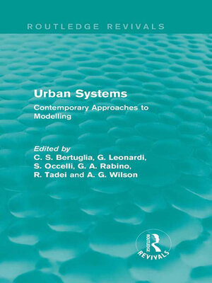 cover image of Urban Systems (Routledge Revivals)